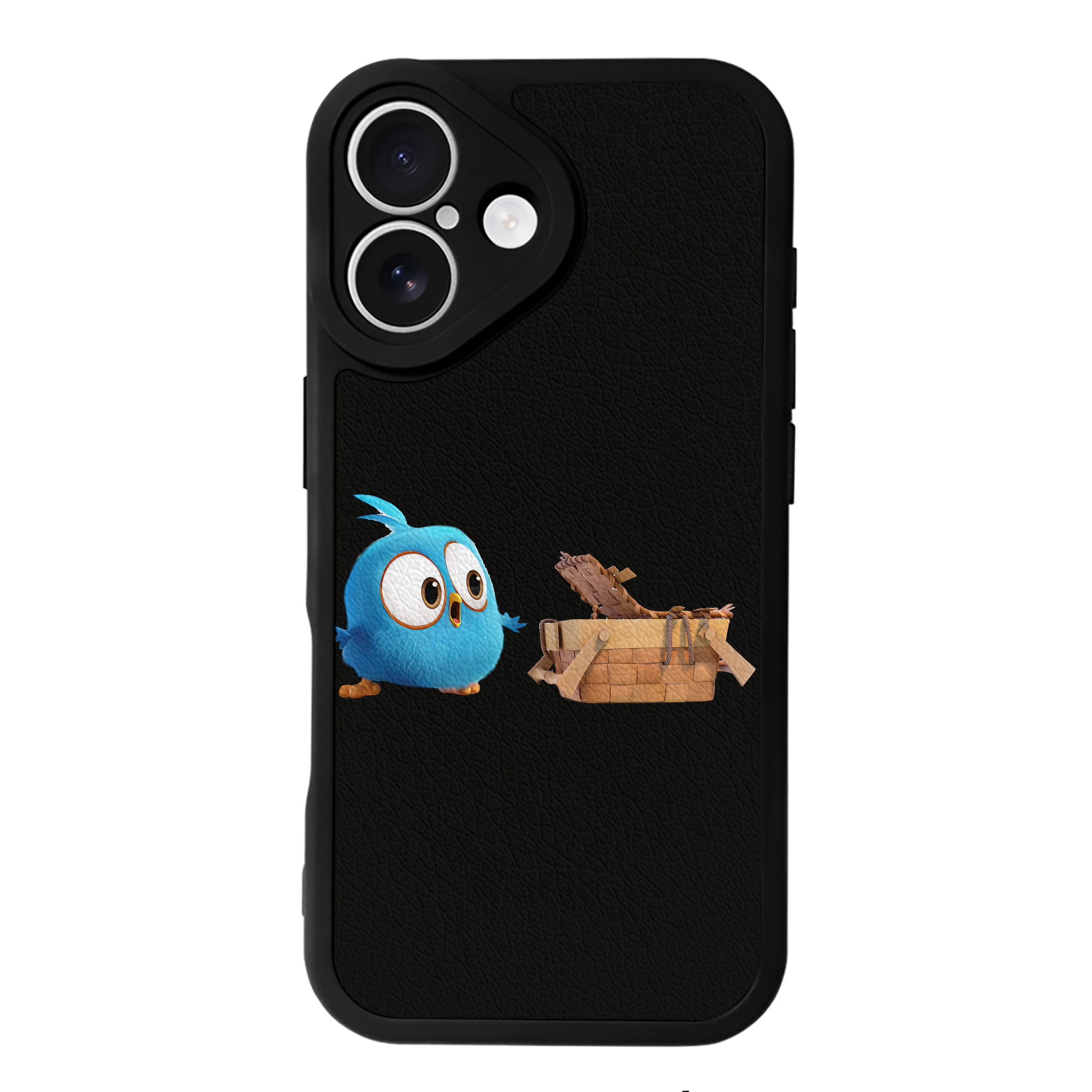（画像用） Angry Birds アングリーバード 【iPhone 16シリーズ対応】シリコンスマホケース（レザー調） 材質：シリコン